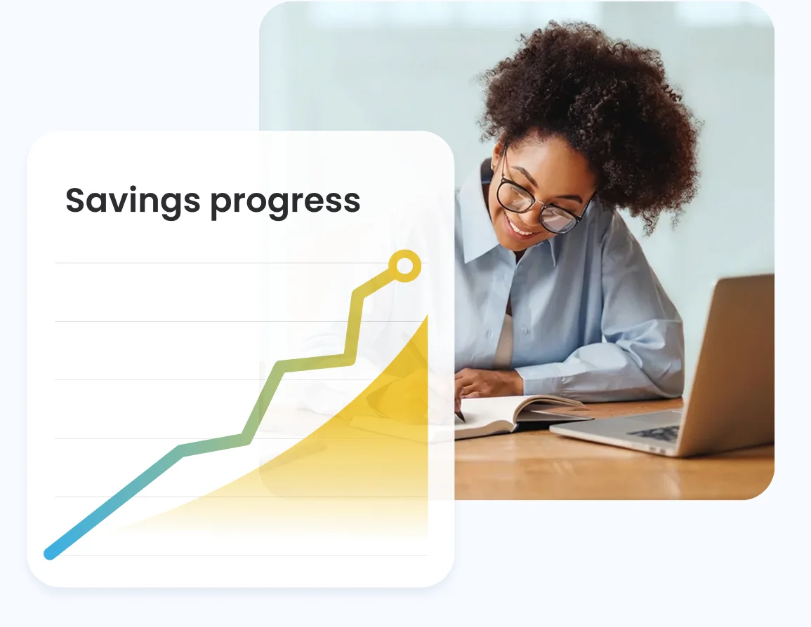 Person saving for the future