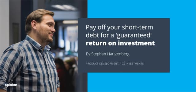 Pay of your short term debt Pay of your short term debt
